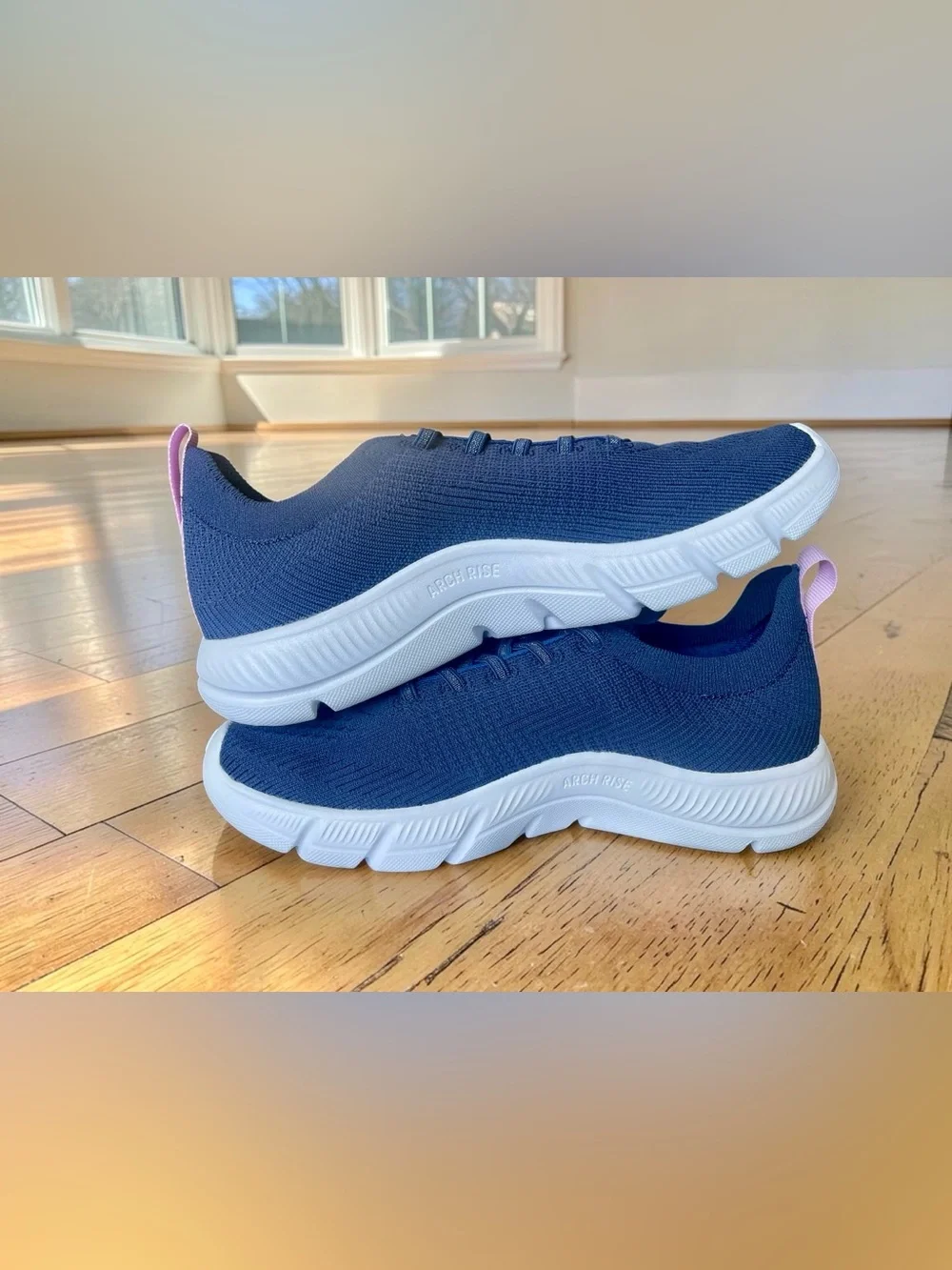 adidas Cloudfoam Flex Slounge NEW Women’s Size 7 WIDE (US) Blue/Silver/Lilac